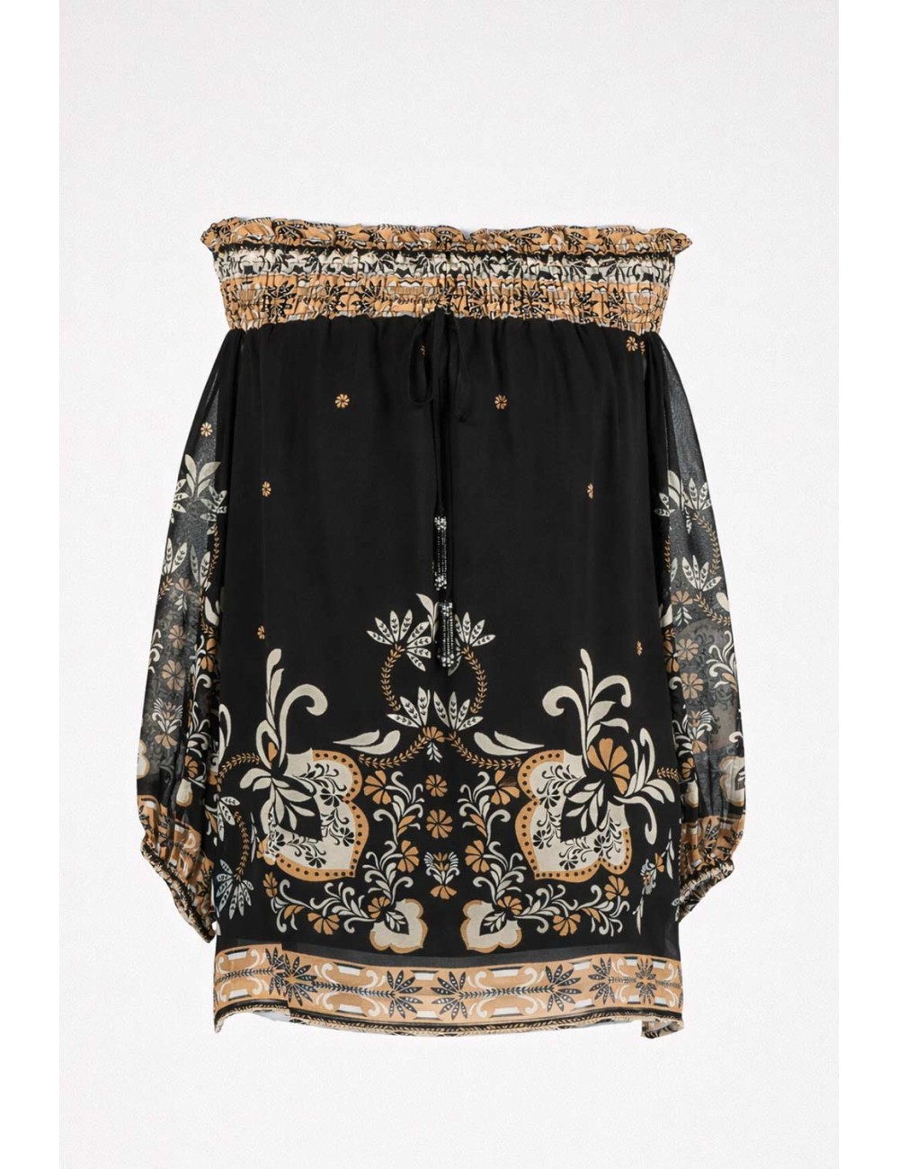 Twinset - blusa con nappine st. foluradTwinsetPassioni Boutique