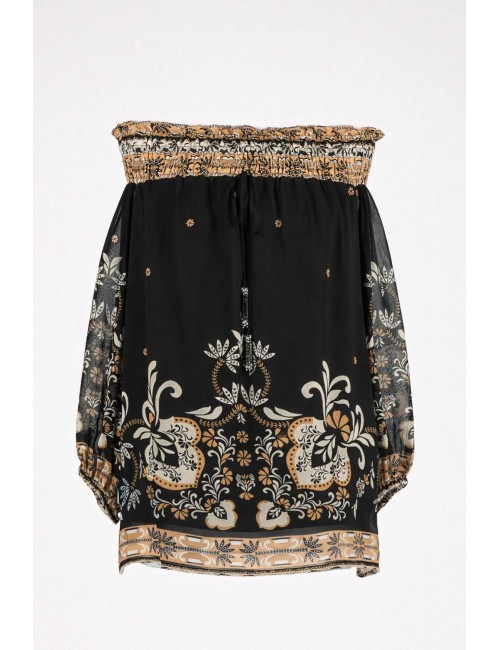 Twinset - blusa con nappine st. folurad
