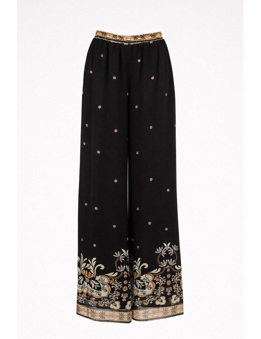 Twinset - pantalone palazzo stampa foulardTwinsetPassioni Boutique