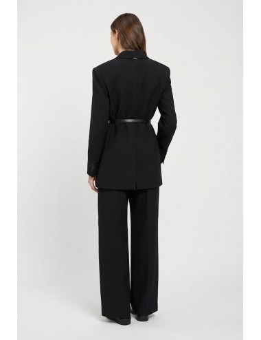 Twinset pantalone donna in tessuto mano crêpe con cinturaTwinsetPassioni Boutique