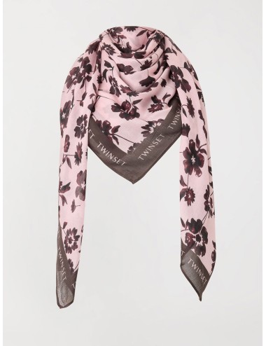 Twinset kefia donna in morbido tessuto con stampa flowersTwinsetPassioni Boutique