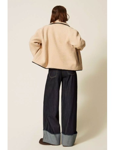 Twinset caban donna in pelliccia sintetica con alamariTwinsetPassioni Boutique