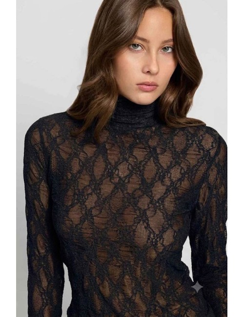 Twinset abito lungo donna in pizzo stretch con sottovesteTwinsetPassioni Boutique
