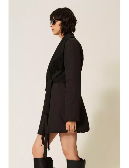Twinset giacca blazer doppiopetto in cady con cinturaTwinsetPassioni Boutique
