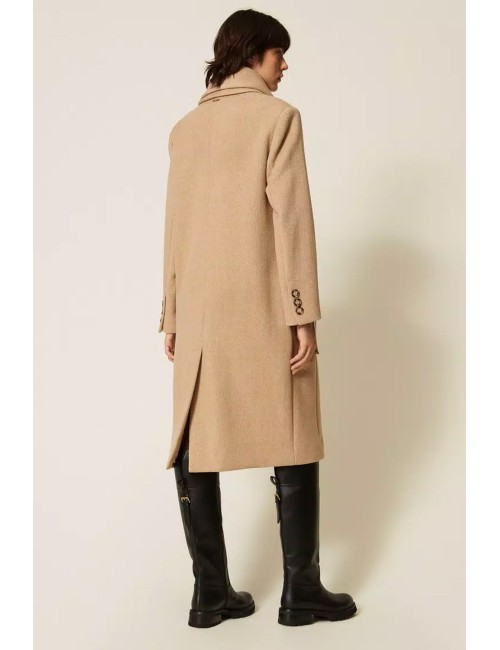 Twinset giacca blazer doppiopetto in cady con cinturaTwinsetPassioni Boutique