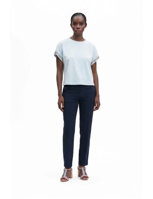 T-shirt donna fresh flower filo di scozia bianca con pochetteFresh FlowerPassioni Boutique