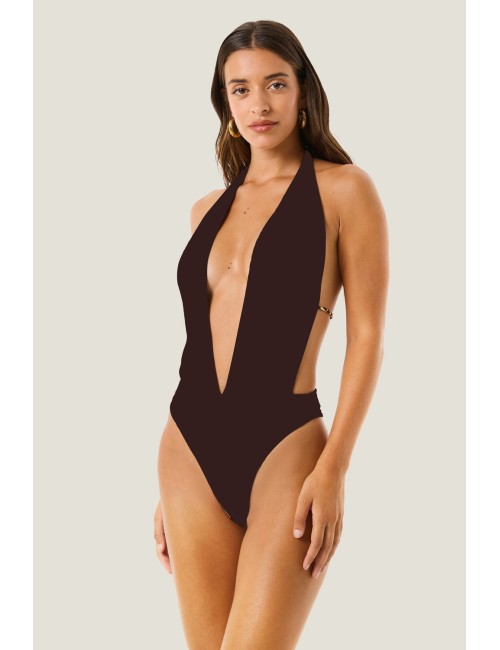 Donna costume intero 4giveness double face leopard e nero