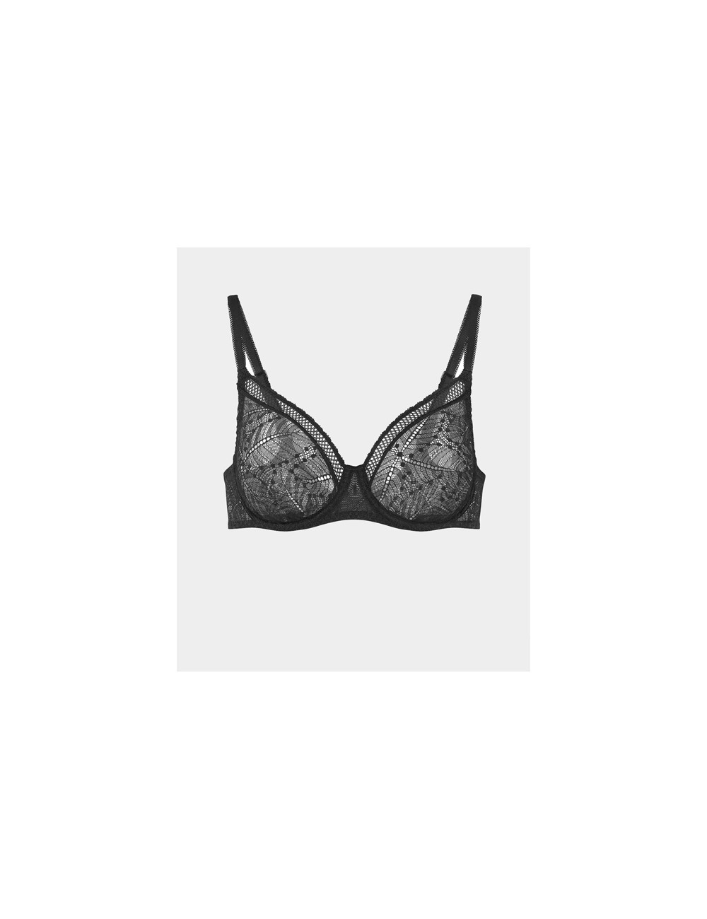 Simone perele - reggiseno con ferretto scoll. prof. comete 12s234 015 neroSimone PerelePassioni Boutique