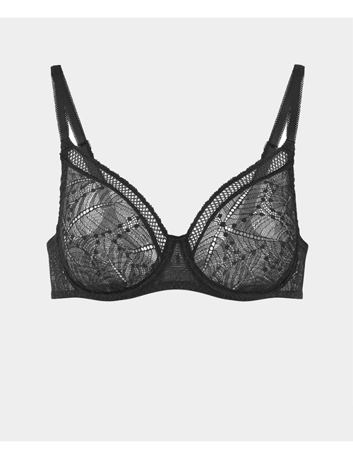 Simone perele - reggiseno con ferretto scoll. prof. comete 12s234 015 neroSimone PerelePassioni Boutique