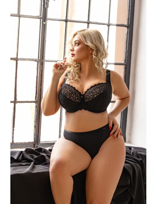 Kris line reggiseno half cup con ferretto ricamato betty brasoft cn 00 b 03 l1102 bl