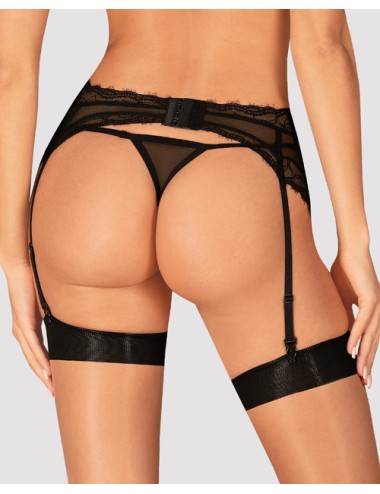 Obsessive lingerie - medilla sexy reggicalze in pizzo 4356 neroObsessive LingeriePassioni Boutique