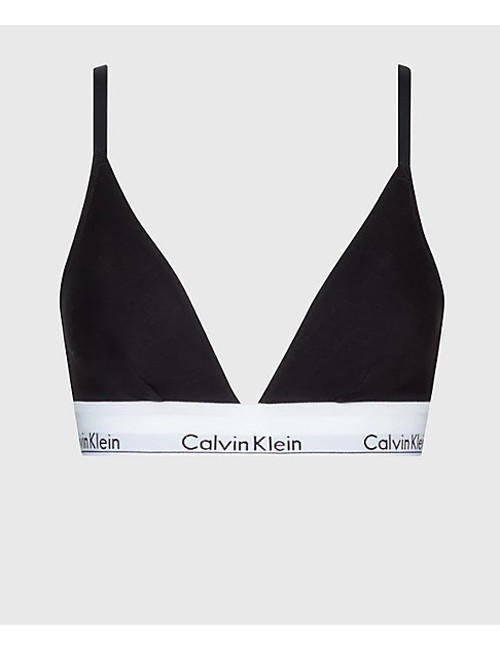 Ck - reggiseno a triangolo - modern cotton 000qf1061e 001 neroCalvin Klein DonnaPassioni Boutique
