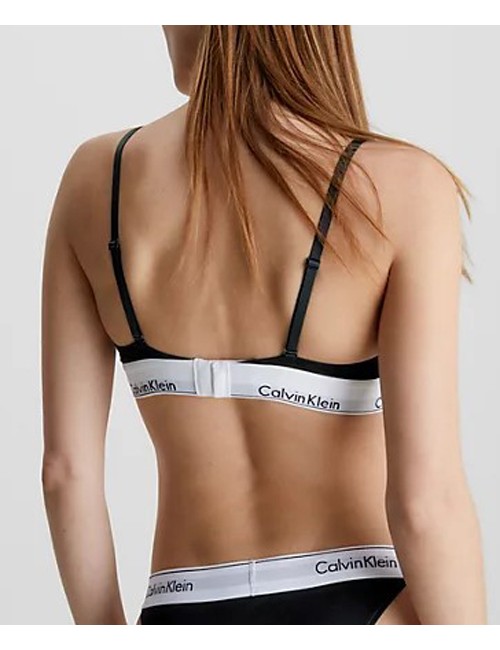 Ck - reggiseno a triangolo - modern cotton 000qf1061e 020 grigioCalvin Klein DonnaPassioni Boutique