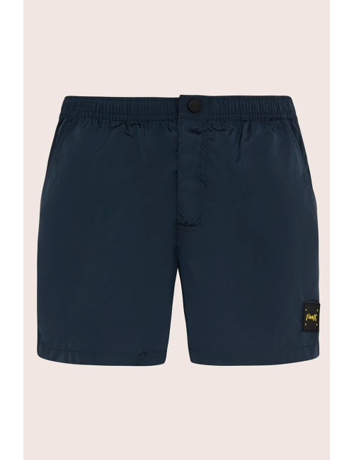 Effek - short effetto shantung lucido  fk24-2008bu bluFKPassioni Boutique