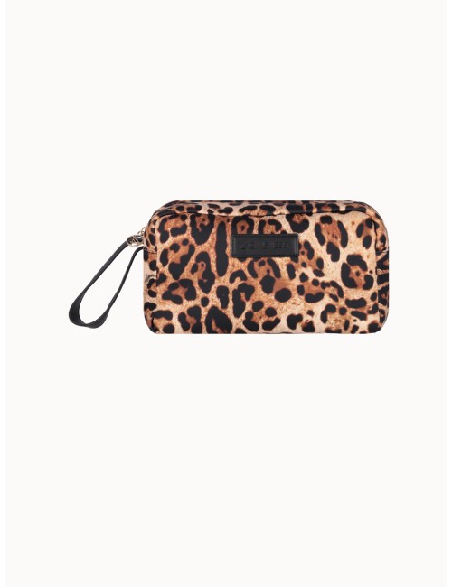 Beauty case 4giveness small con manico pochette leopardata4GivenessPassioni Boutique