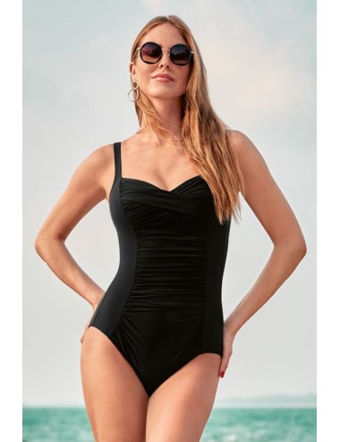 Donna costume intero anita michelle modellante nero scollo a cuoreAnitaPassioni Boutique