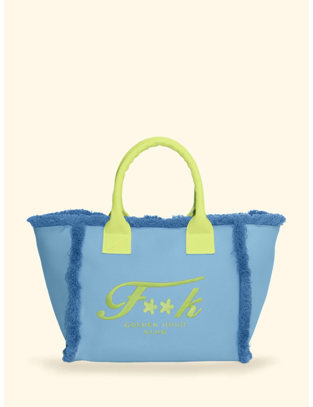 Effek - donna maxi box fk cotone light blue logo contrasto manici imbottiti fa26-sw0101lgFKPassioni Boutique