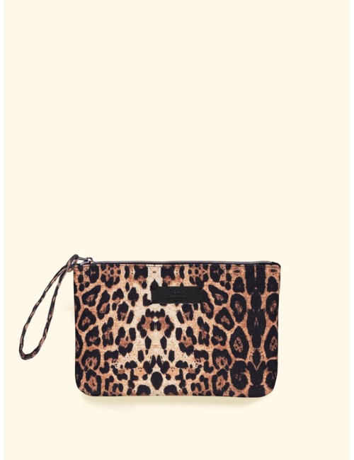Effek - donna mini pochette fk tessuto animalier leopardato fa26-sw0130x02