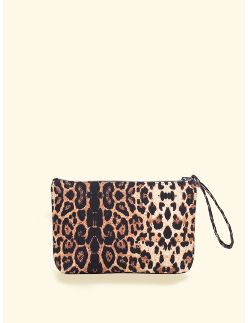 Effek - donna mini pochette fk tessuto animalier leopardato fa26-sw0130x02