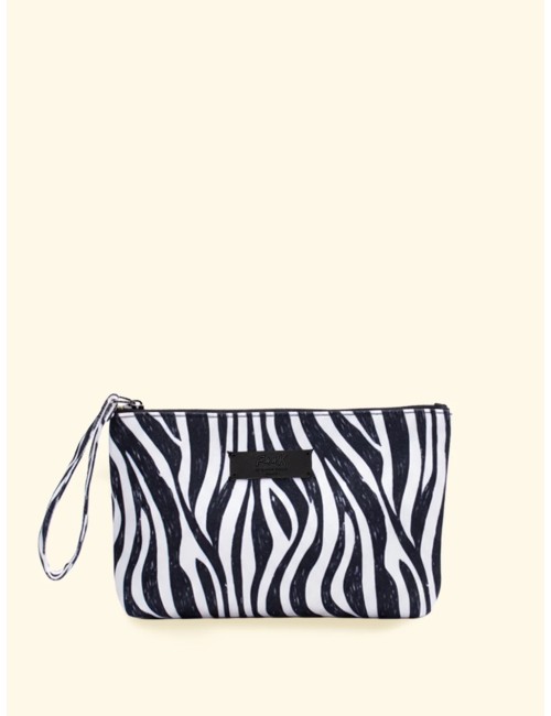 Effek - donna mini pochette fk tessuto fantasia zebrata fa26-sw0130x10