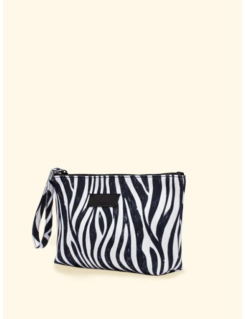 Effek - donna mini pochette fk tessuto fantasia zebrata fa26-sw0130x10