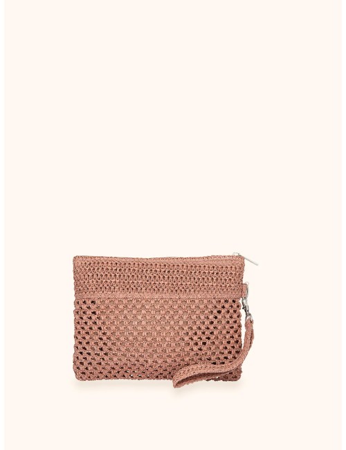 Mefui - donna mini pochette me fui rafia nero zip laccetto removibile ma26-sw0055bkMefuiPassioni Boutique