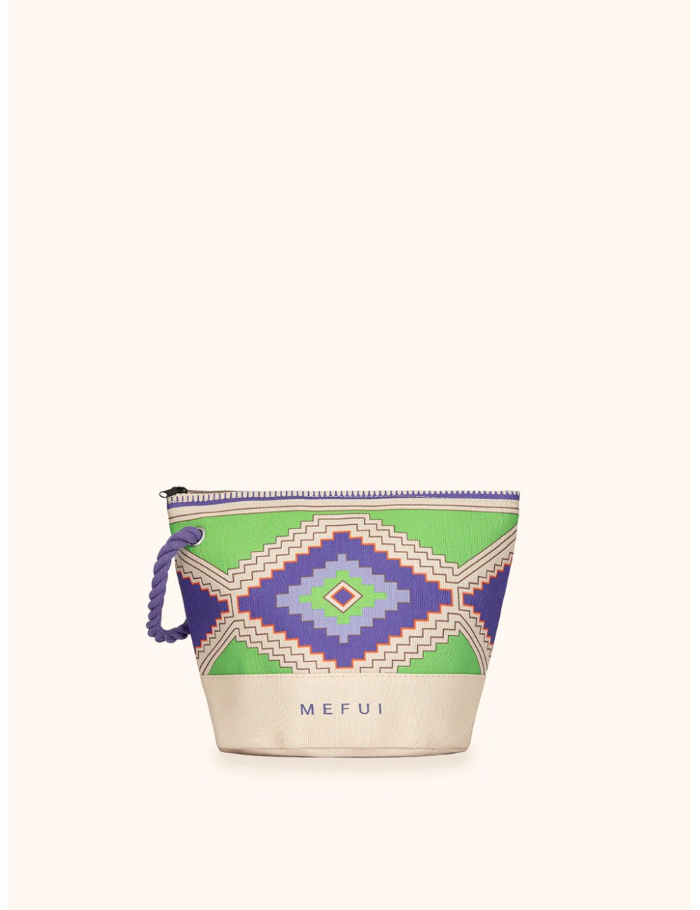 Mefui - donna pochette me fui fantasia geometrica green zip laccetto ma26-sw0010x40MefuiPassioni Boutique
