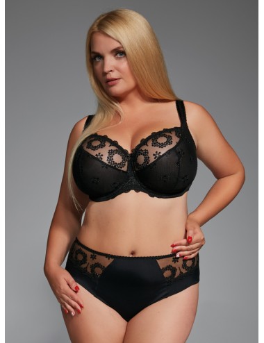 Kris line - reggiseno soft coppe grandi con ferretto fortuna soft neroKris LinePassioni Boutique