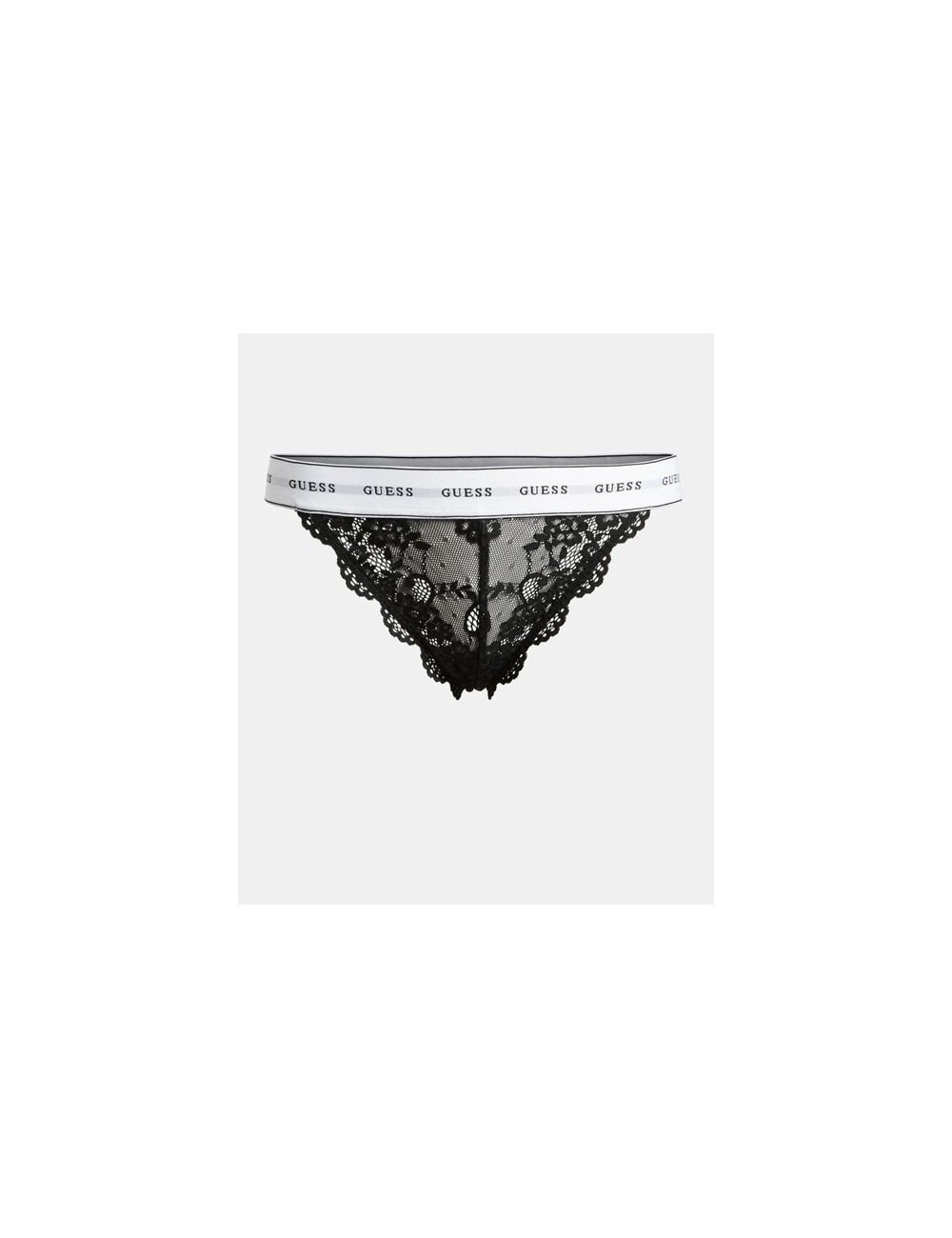 Slip brasiliano in pizzo o97e01 pz01c a996 neroGuessPassioni Boutique