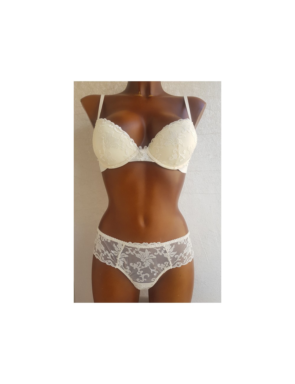 Twinset - reggiseno push-up più slip neve 221ll6d44 00282TwinsetPassioni Boutique