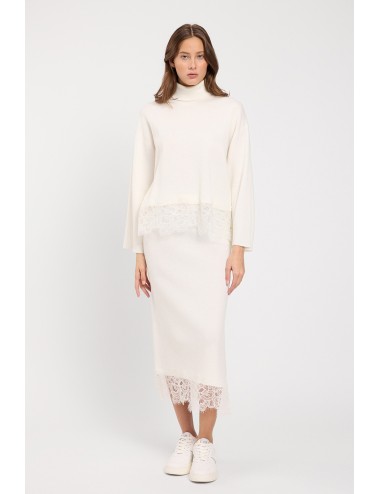 Twinset - pantaloni ampi in cady con cintura 262li2dpp teakTwinsetPassioni Boutique