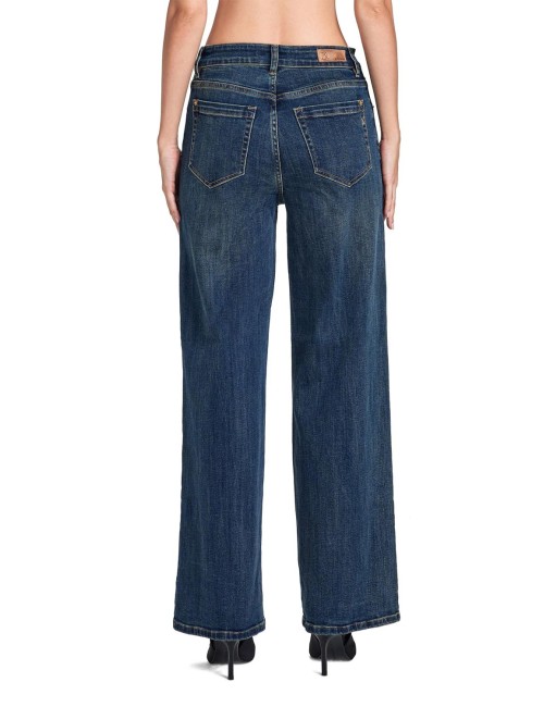 Take two elisa denim wide leg lav.medio/sporcato  dt03210 denim