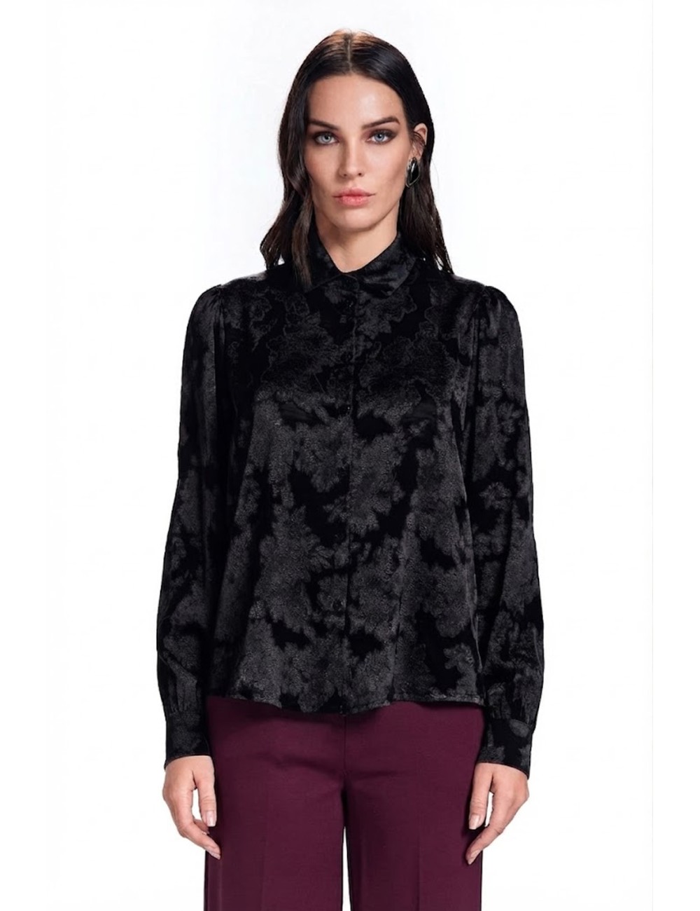 Take two camicia damascata dt03856 neroTake TwoPassioni Boutique