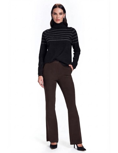 Take two pantalone a zampa bistretch dt03924 moroTake TwoPassioni Boutique