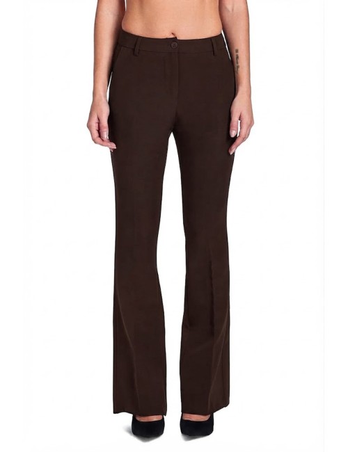 Take two pantalone a zampa bistretch dt03924 moro