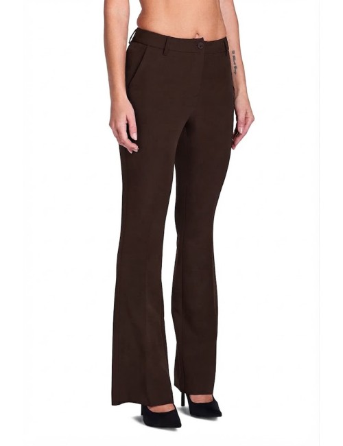 Take two pantalone a zampa bistretch dt03924 moro