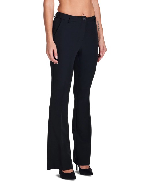 Take two pantalone a zampa bistretch dt03924 nero