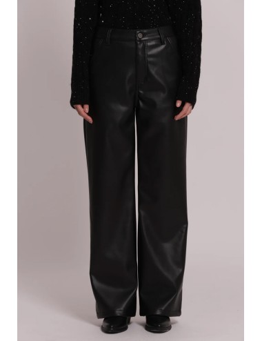 Mimi muà - pantalone wide leg simil pelle zdap-2128 neroMimi-Mu1Passioni Boutique
