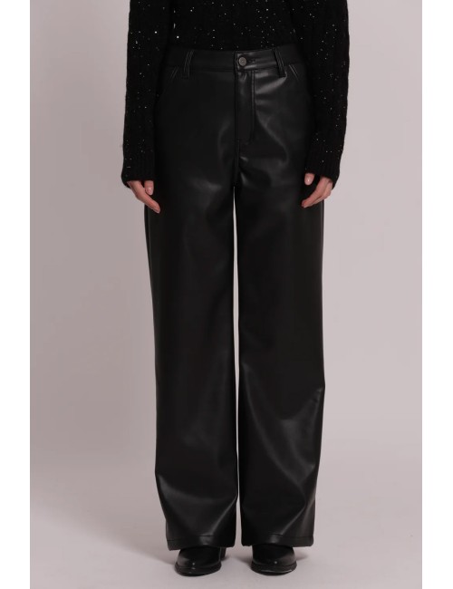 Mimi muà - pantalone wide leg simil pelle zdap-2128 moroMimi-Mu1Passioni Boutique
