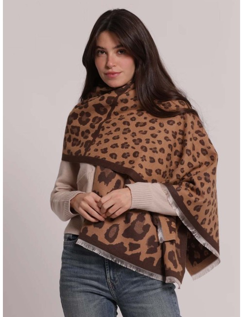 Mimi muà - sciarpa con maculato in tre grandezze fsap-9452 701Mimi-Mu1Passioni Boutique