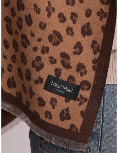 Mimi muà - sciarpa con maculato in tre grandezze fsap-9452 665Mimi-Mu1Passioni Boutique