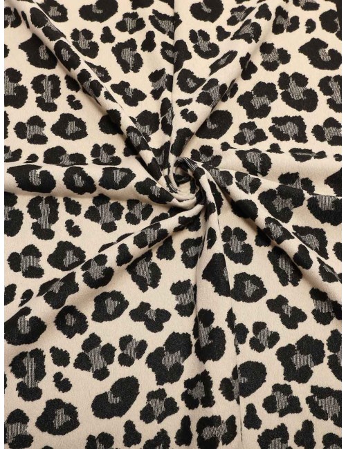 Mimi muà - sciarpa con maculato e doppia cornice fsap-9453 691Mimi-Mu1Passioni Boutique