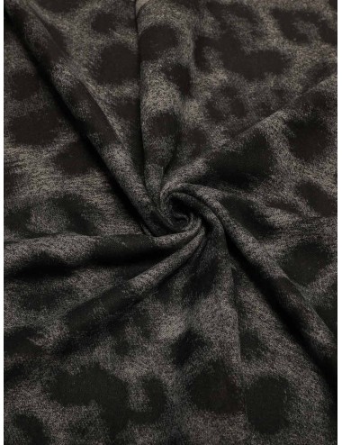 Mimi muà - sciarpa con maculato e doppia cornice fsap-9453 910Mimi-Mu1Passioni Boutique