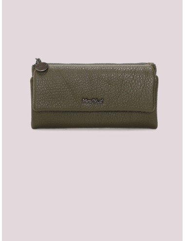 Mimi muà - portafoglio grande morbido con patta m9-z201640 verde militareMimi-Mu1Passioni Boutique