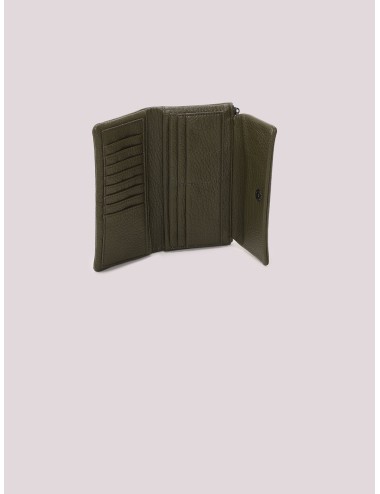 Mimi muà - portafoglio grande morbido con patta m9-z201640 verde militareMimi-Mu1Passioni Boutique