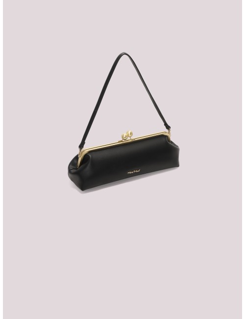Mimi muà - borsa clutch lunga m8-m201659 nero