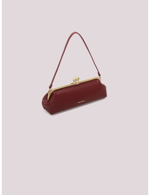 Mimi muà - borsa clutch lunga m8-m201659 280 bordeaux