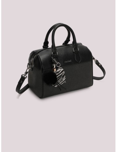 Mimi muà - borsa bauletto con charm e cuore m8-y201609 neroMimi-Mu1Passioni Boutique