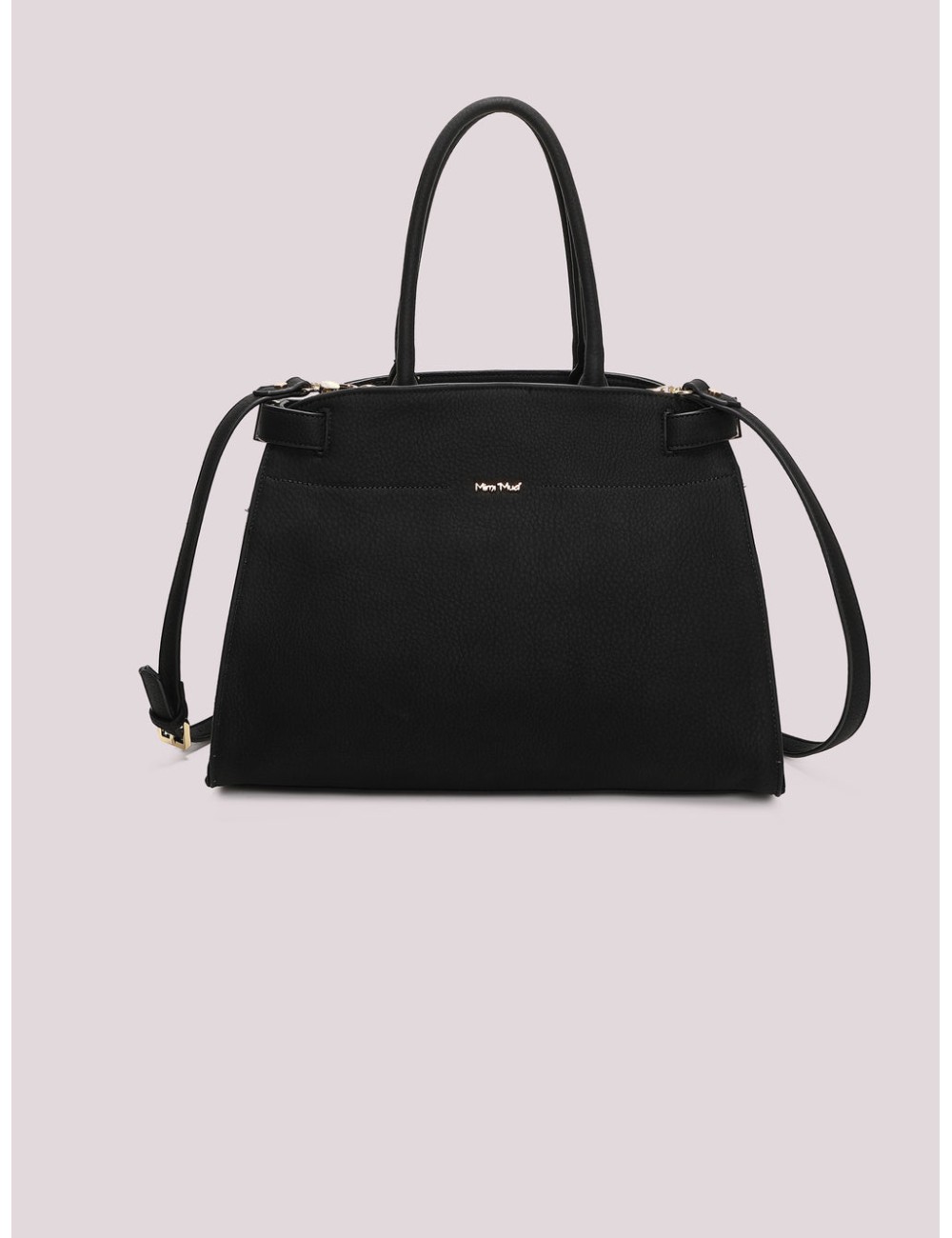 Mimi muà - borsa a spalla con fianchi effetto camoscio m8-y201605 neroMimi-Mu1Passioni Boutique