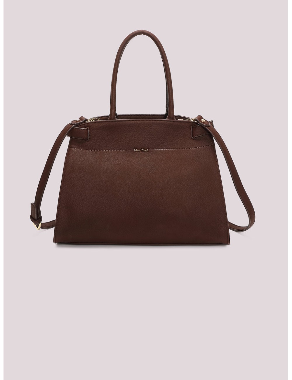 Mimi muà - borsa a spalla con fianchi effetto camoscio m8-y201605 moroMimi-Mu1Passioni Boutique